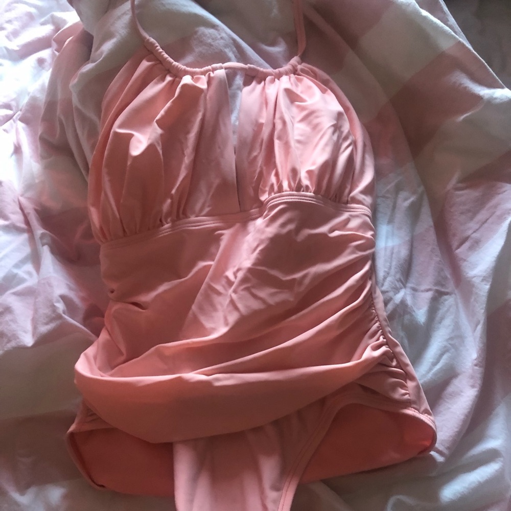 pink one piece